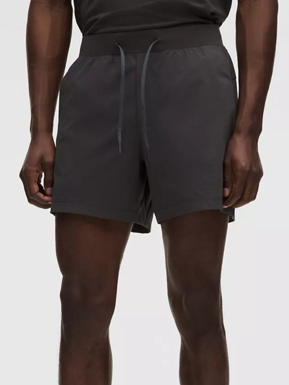 Lululemon Men's Zeroed In Linerless Short 5" - Dark Grey